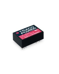 Convertidor DC/DC para montaje a PCB de la serie TEN WIRH. Potencia 3W . Tensiones de salida 3.3, 5, 12, 14 24, ±5, ±12, ±15 Válido para aplicaciones ferroviarias.