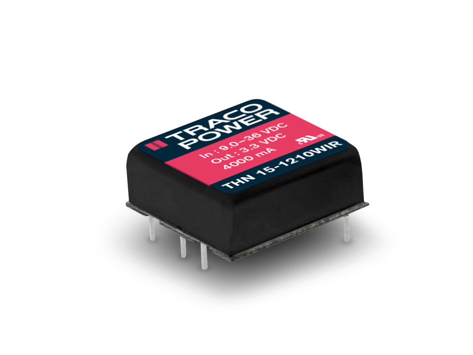 Convertidores DC DC a PCB de TRACO POWER para aplicaciones ferroviarias