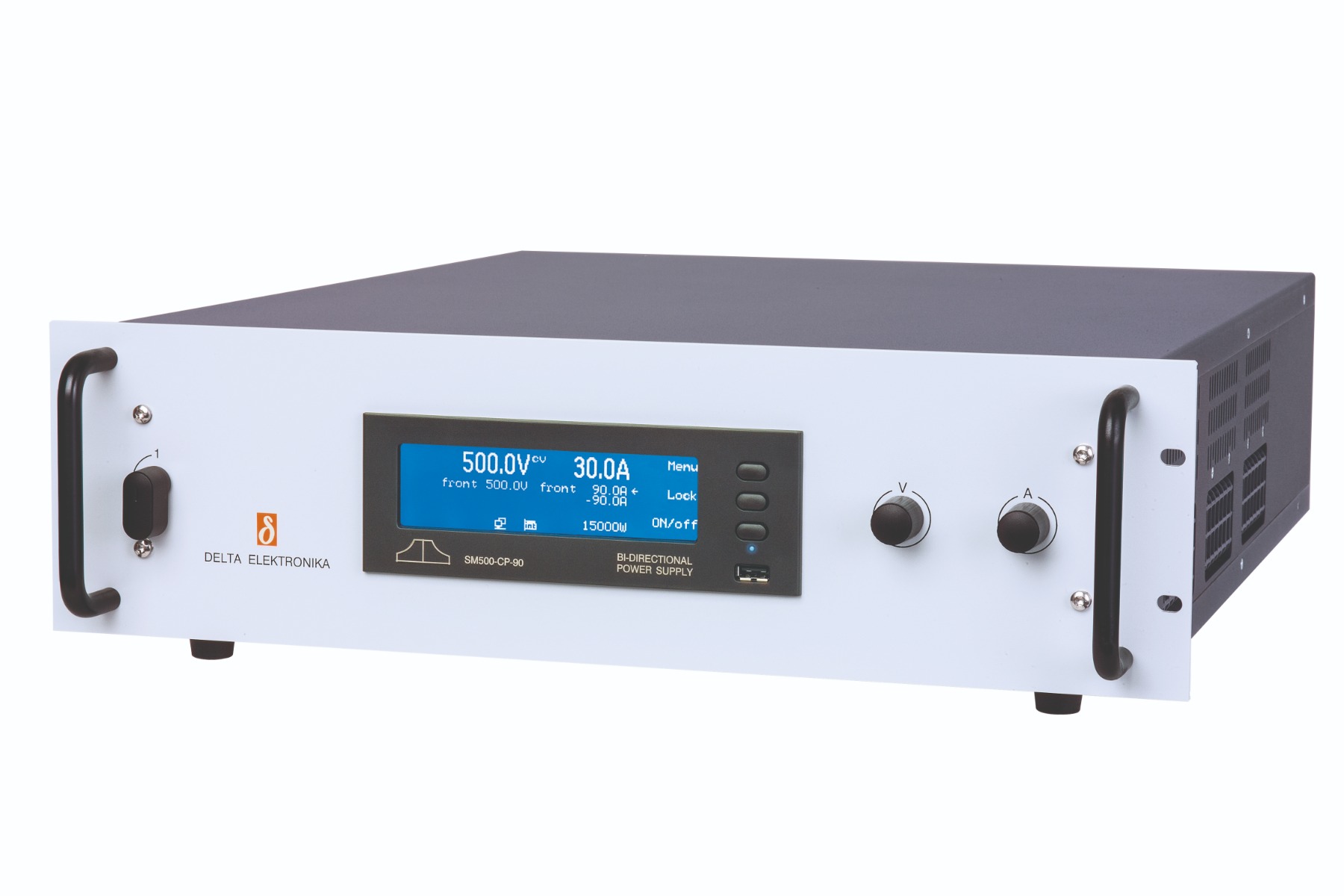 Nueva fuente de alimentación programable DC bidireccional de 15KW en tan sólo 3U de altura y con un rendimiento del 96%