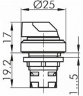 Zumbador RKNMSGL+SGILR-24V, formato Saliente, IP65, taladro Ø 16, Serie OKTRON-R