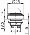 Zumbador RKNMSGL+SGLR-24V, formato Saliente, IP65, taladro Ø 16, Serie OKTRON-R