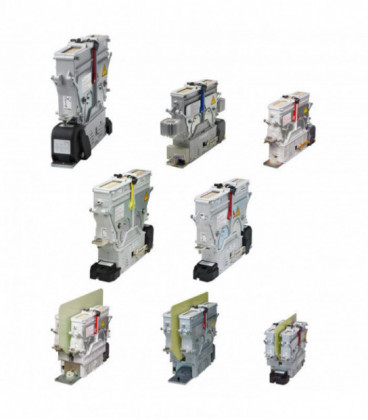 Contactor corriente continua bidireccional. Alta tensión. Familia completa CT, 4800Vdc, 400/800/1100A, 1NA/2NA/3NA, 24/36/48/72