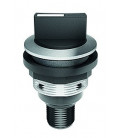 Interruptor selector de maneta SWBII_C009, IP65/IP67, taladro de 22mm con conector M12 integrado. Serie SHORTRON CONNECT, SCHLE