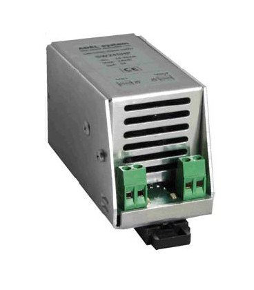 Fuente de Alimentación AC DC carril DIN 80W, Uin 6-28Vac, 9-39 Vdc. Uout 1.25-27Vdc, ADEL SYSTEMS