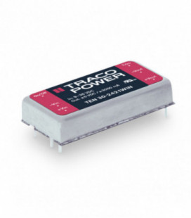 Convertidor DC DC para PCB, 30W, Uin 9-75Vdc, Uout 1.5, 2.5, 3.3, 5, 12, 15, ±5, ±12, ±15Vdc, TRACO POWER