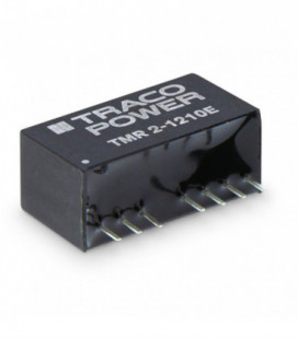 Convertidor DC DC para PCB 2W, Uin 4,5-75Vdc, Uout 3.3, 5,12Vdc, TRACO POWER