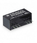 Convertidor DC DC para PCB 3W, Uin 4,5-75Vdc, Uout 3.3, 5, 12, 15, ±5, ±12, ±15Vdc, TRACO POWER