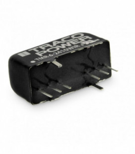 Convertidor DC DC para PCB 6W, Uin 9-160Vdc, Uout 3.3, 5, 12, 15,24, ±5, ±12, ±15Vdc, TRACO POWER