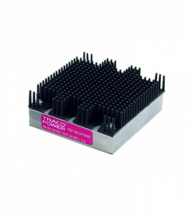 Convertidor DC DC en caja 160W, Uin 8,5-160Vdc, Uout 12, 15, 24, 28, 48Vdc, TRACO POWER