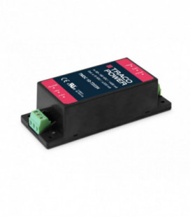 Convertidor DC DC en caja 10W, Uin 80-160Vdc, Uout 5.1, 12, 15, 24, 48Vdc, TRACO POWER