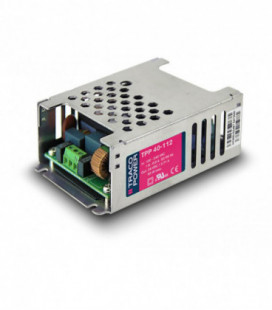 Fuente de Alimentación AC DC en caja, 40W, Uout 5, 12, 15, 24, 12/5, 15/5, 24/5, 12/5/-12, 15/5/-15, 24/5/12Vdc, TRACO POWER