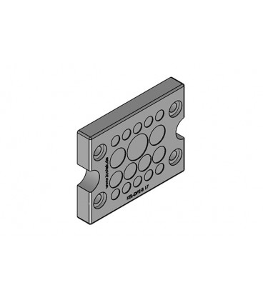 Pasamuros para cables no conectorizados, IP66, 17 cables, serie KEL-DPZ-B, color gris, ICOTEK