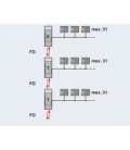 Convertidor de fibra optica para PROFIBUS hasta 12Mbit/s. PHOENIX CONTACT