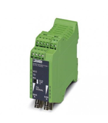 Convertidor de fibra optica para sistemas de bus de 2 hilos RS-485 (SUCONET K, Modbus ...) hasta 500 kBit/s. PHOENIX CONTACT