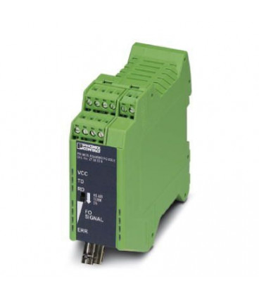 Convertidor de fibra optica para sistemas de bus de 2 hilos RS-485 (SUCONET K, Modbus ...) hasta 500 kBit/s. PHOENIX CONTACT