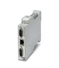 Convertidor de protocolo. Gateway MODBUS TCP a MODBUS RTU , 1 conexión RJ45 y 2 conexiones D-SUB 9. PHOENIX CONTACT