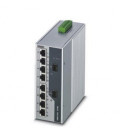 Switch POE no gestionable 8 puertos PoE RJ45 10/100/1000 Mbit/s y 2 interfaces de F.O. SFP con vel. 1000 Mbit/s. PHOENIX CONTACT