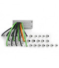 Pasamuros para cables no conectorizados, IP66/IP65, 14 cables, serie KEL-DPZ, color gris, ICOTEK