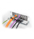 Pasamuros para cables no conectorizados, IP66/IP65, 15 cables, serie KEL-DPZ, color gris, ICOTEK