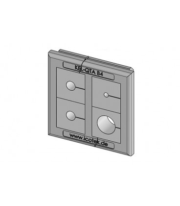 Pasamuros para cables conectorizados, IP54, membrana insertable en chapa de espesor 1.5-2.5mm, serie KEL-QTA, ICOTEK