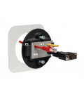 Prensaestopas partido para cables con conector, montaje en rosca M80, IP54, serie KVT 80, color negro, ICOTEK