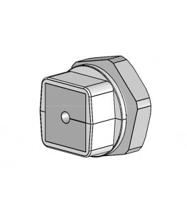 Prensaestopas partido para cables con conector, montaje en rosca M25, IP54, serie QVT, ICOTEK