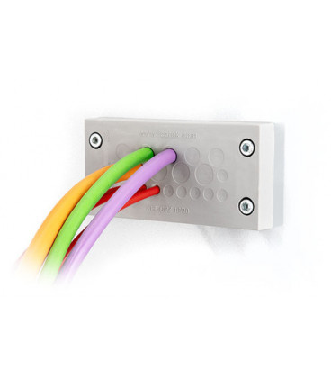 Pasamuros para cables no conectorizados, IP66/IP65, 11 cables, serie KEL-DPZ, color gris, ICOTEK