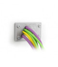 Pasamuros para cables no conectorizados, IP66/IP65, 12 cables, serie KEL-DPZ, color gris, ICOTEK