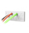 Pasamuros para cables no conectorizados, IP64, para 10 cables, color gris, serie KEL-DP, ICOTEK