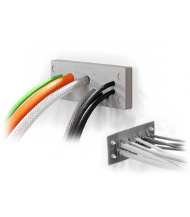 Barreras de fuego para paso de cables no conectorizados de la serie KEL-DPU-BS, IP54, para 13 cables, ICOTEK