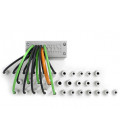 Barreras de fuego para paso de cables no conectorizados de la serie KEL-DPZ-BS, IP54, para 17 cables, ICOTEK