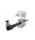 Prensaestopas partido para cables con conector, montaje en rosca M16, IP54, serie QVT-Click, ICOTEK