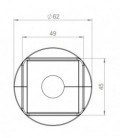 Prensaestopas partido para cables con conector, montaje en rosca M40.5, IP54, serie QVT-Click, ICOTEK