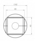 Prensaestopas partido para cables con conector, montaje en rosca M50.5, IP54, serie QVT-Click, ICOTEK