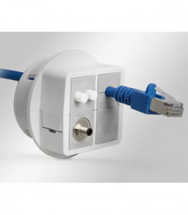 Prensaestopas partido para cables con conector, montaje en rosca M50.5, IP54, serie QVT-Click, ICOTEK