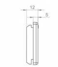 Pasamuros para cables no conectorizados, IP64, para 14 cables, color gris, serie KEL-DP, ICOTEK