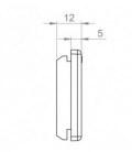 Pasamuros para cables no conectorizados, IP64, para 16 cables, color gris, serie KEL-DP, ICOTEK