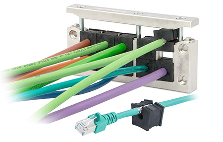 Pasacables partidos para cables conectorizados EMC-KEL