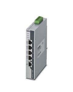 Switch POE no gestionable con 4 puertos PoE RJ45 10/100/1000 Mbit/s y 1 RJ45 10/100/1000 Mbit/s. PHOENIX CONTACT