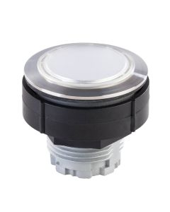 Indicador luminoso KRJVAN, rasante, IP65, taladro Ø 30, Inox, Serie KOMBITAST R JUWEL