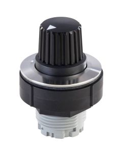 Mando para potenciómetro KRJVAR, rasante, IP65, taladro Ø 30, Inox, Serie KOMBITAST R JUWEL