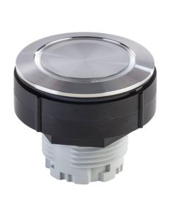 Pulsador KRJVATLR, formato rasante, IP69K, taladro Ø 30, Inox, Serie KOMBITAST R JUWEL