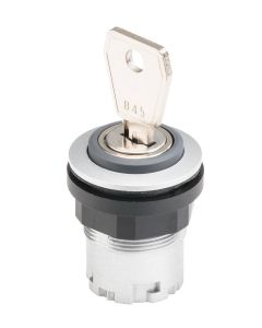 Selector de llave JRMSSA.., formato rasante, IP65, taladro Ø 22, Serie RONDEX JUWEL
