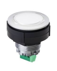 Indicador luminoso KRJML_24R_G, rasante, IP65, taladro Ø 30, Serie KOMBITAST R JUWEL