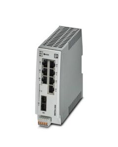 Switch gestionable 7 puertos RJ45,ETHERNET/IP,10/100 Mbit/s, 1 interfaces F.O. SC con vel.100 Mbit/s, serie 2000, PHOENIX CONTACT