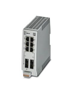 Switch gestionable 6 puertos RJ45,ETHERNET/IP,10/100 Mbit/s, 2 interfaces F.O. SC con vel.100 Mbit/s, serie 2000, PHOENIX CONTACT