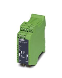 Convertidor de fibra optica para sistemas de bus de 2 hilos RS-485 (SUCONET K, Modbus ...) hasta 500 kBit/s. PHOENIX CONTACT