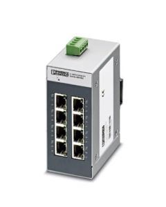 Switch NO gestionable 8 puertos RJ45, 10/100 Mbit/s, serie SFNB, PHOENIX CONTACT