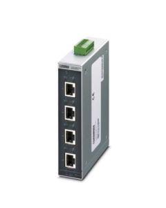 Switch NO gestionable 5 puertos RJ45, 10/100 Mbit/s, serie SFN, PHOENIX CONTACT