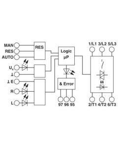 Inversor para motores AC, 42-550Vac, 2A, serie CONTACTRON, Phoenix Contact